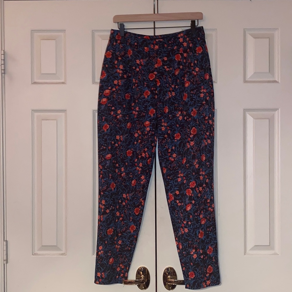 Missguided High Waist Floral Pants